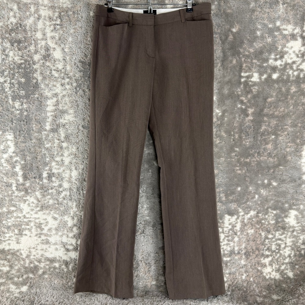 The Limited Size 8 Drew Fit Dress Workwear Trousers Pants Brown Full Women